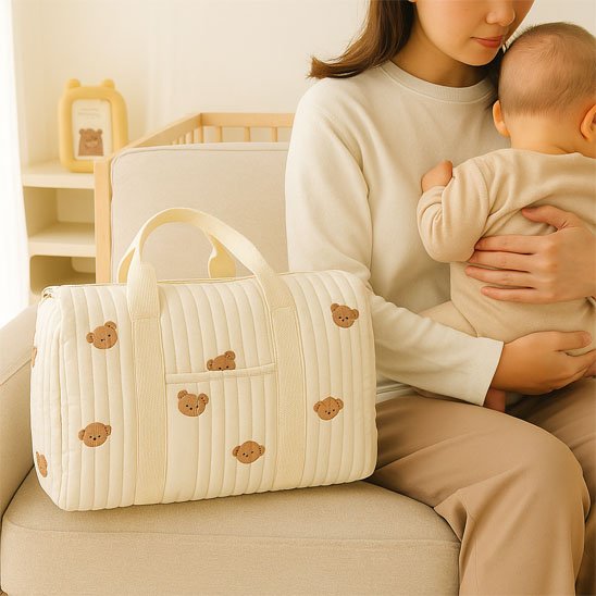 Sac a langer bebe vu de face